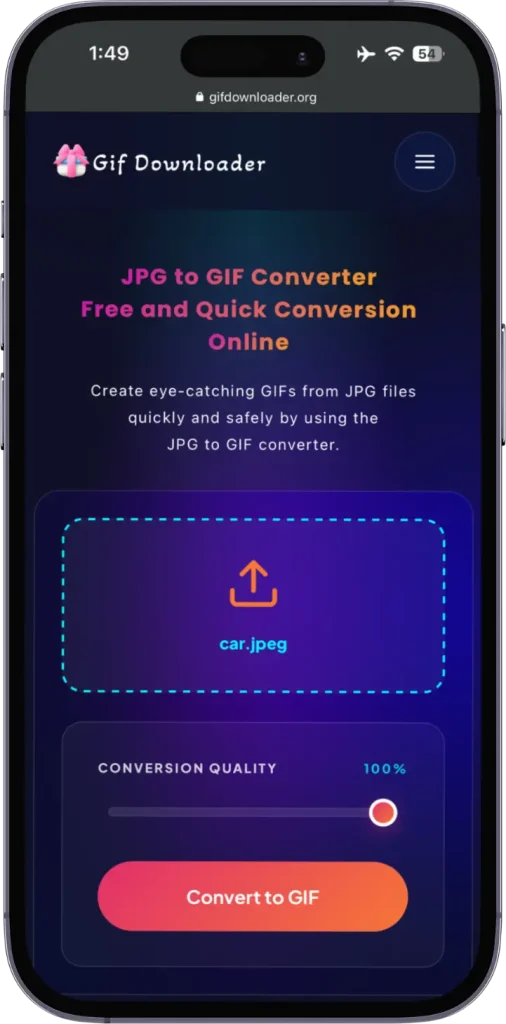 Convert JPG to GIF Animations
