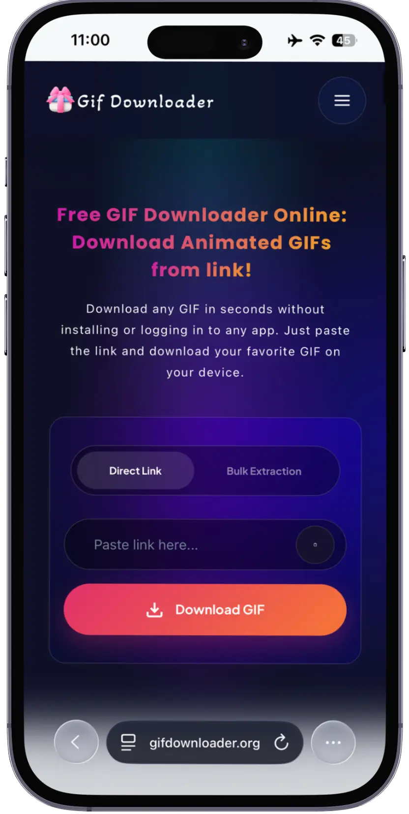 Download GIF on iPhone